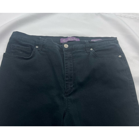 2018 GLORIA VANDERBILT Black Indonesia Amanda Denim‎ Jeans Plus Size 14 - Picture 3 of 10